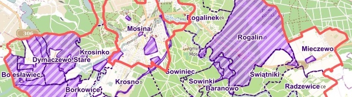 Prezentacja graficzna opracowywanych planów miejscowych na gminnym geoportalu